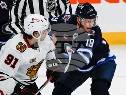 Blackhawks Jets Hockey