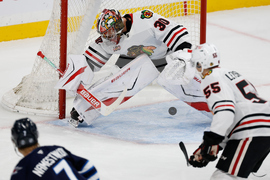 Blackhawks Jets Hockey