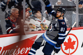 Blackhawks Jets Hockey