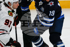 Blackhawks Jets Hockey