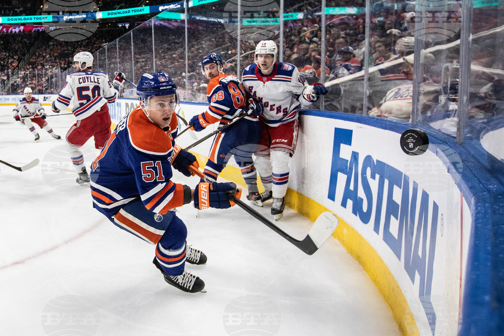 Rangers Oilers Hockey