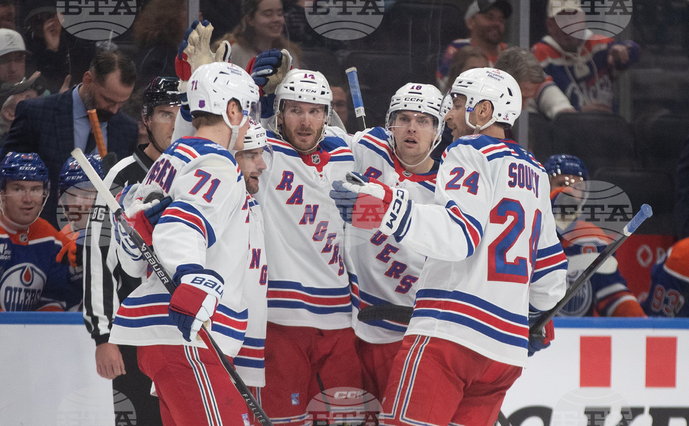 Rangers Oilers Hockey