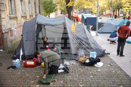 Serbia Protest March