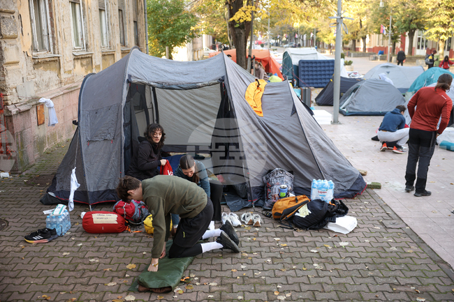 Serbia Protest March