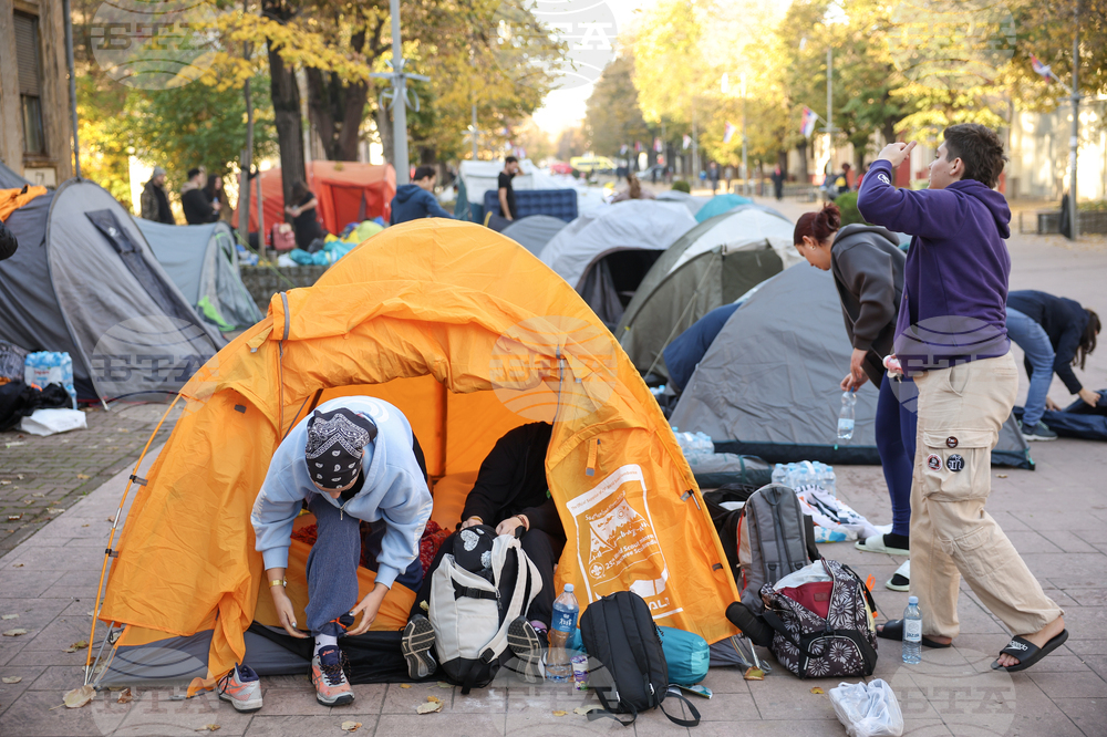 Serbia Protest March