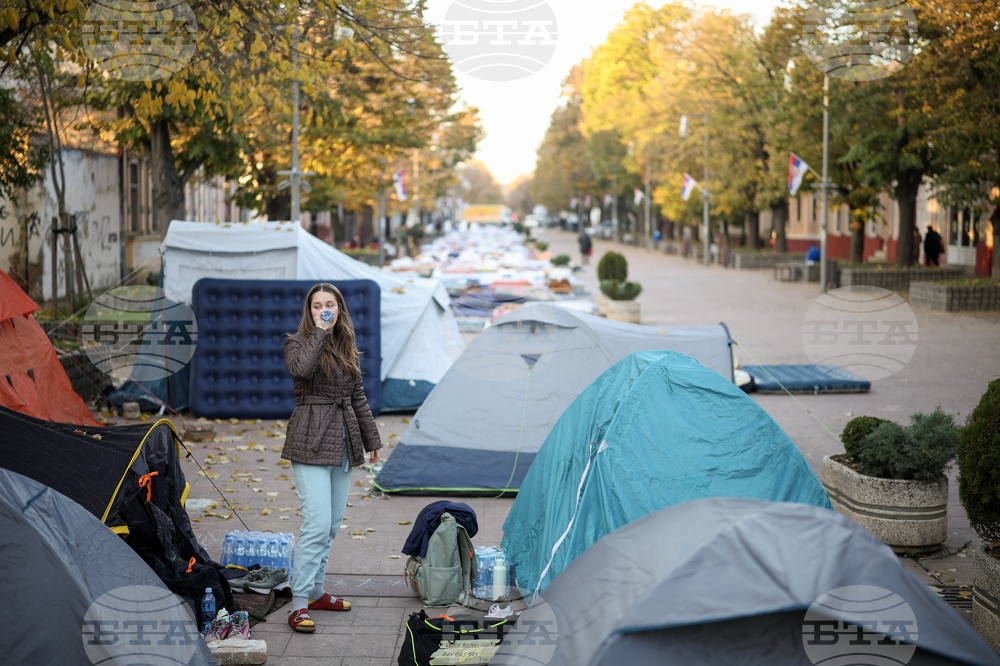 Serbia Protest March