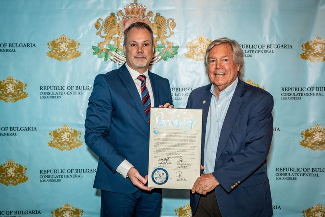 Месец ноември 2025 г. бе официално обявен за „Месец на българо-американското приятелство“ в Лас Вегас и Кларк Каунти