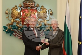 Румен Радев - изявени български културни дейци - награждаване