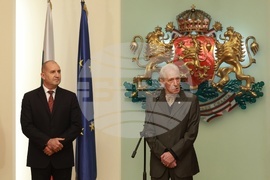 Румен Радев - изявени български културни дейци - награждаване