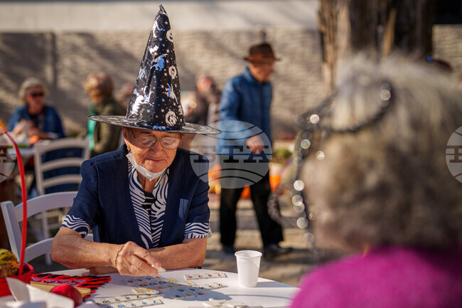 Romania Halloween Elderly