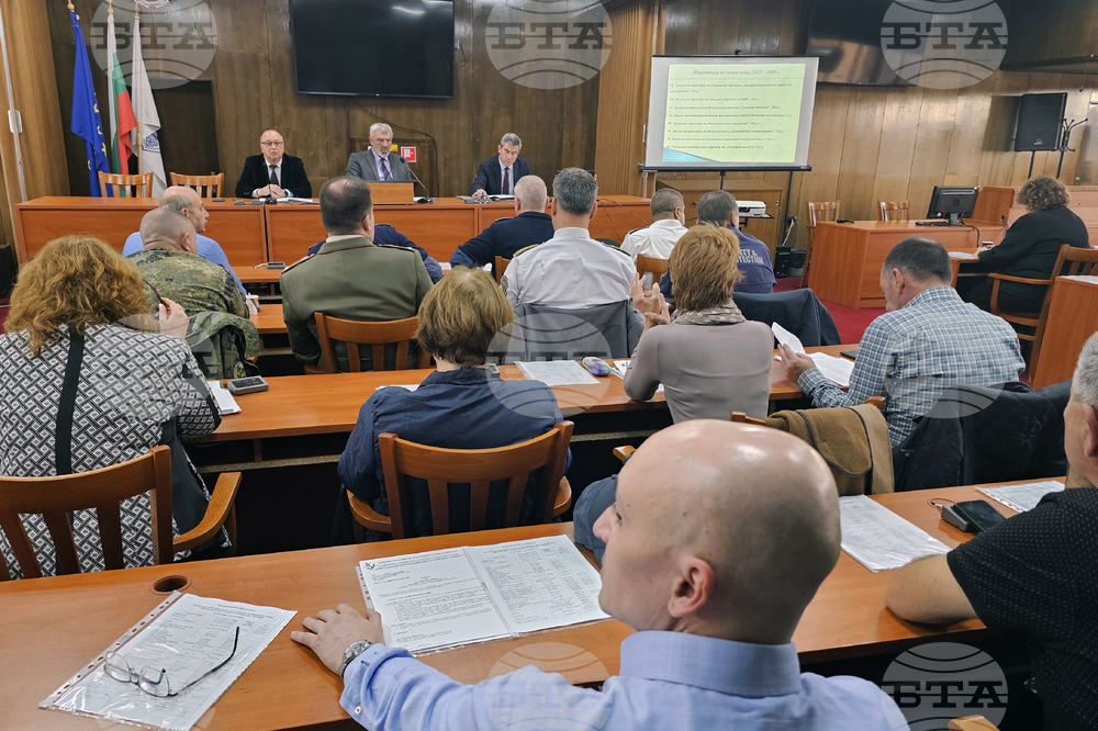 Русе - Щаб за защита при бедствия - заседание 