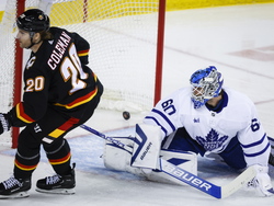 Maple Leafs Flames Hockey