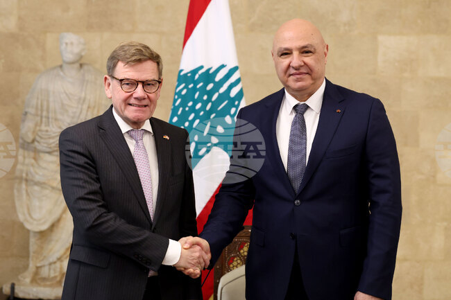 Ливанският президент каза на среща с германския външен министър, че не може да се преговаря без желание от страна на Израел