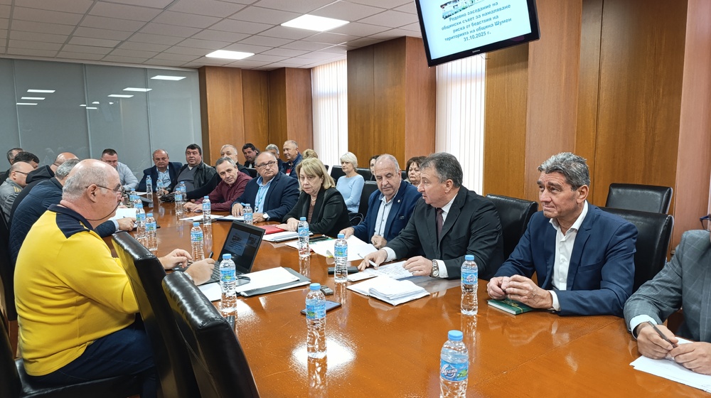 Кметът на Шумен проф. Христо Христов откри заседанието на Общинския съвет за намаляване на риска от бедствия