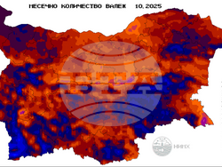 НИМХ - Справка за времето през октомври