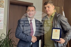 Самоков - Натали Тасева - Пресиян Генов - награждаване