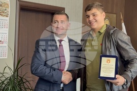 Самоков - Натали Тасева - Пресиян Генов - награждаване