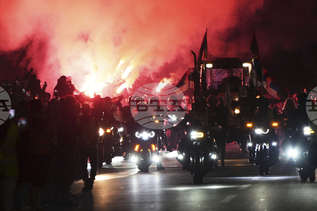 APTOPIX Serbia Protests