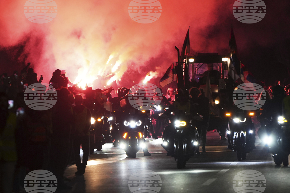 APTOPIX Serbia Protests