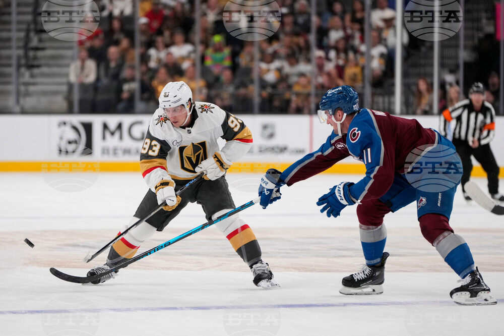 Avalanche Golden Knights Hockey