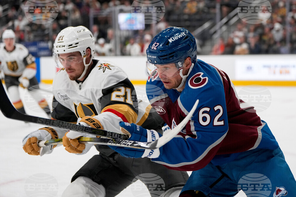 Avalanche Golden Knights Hockey