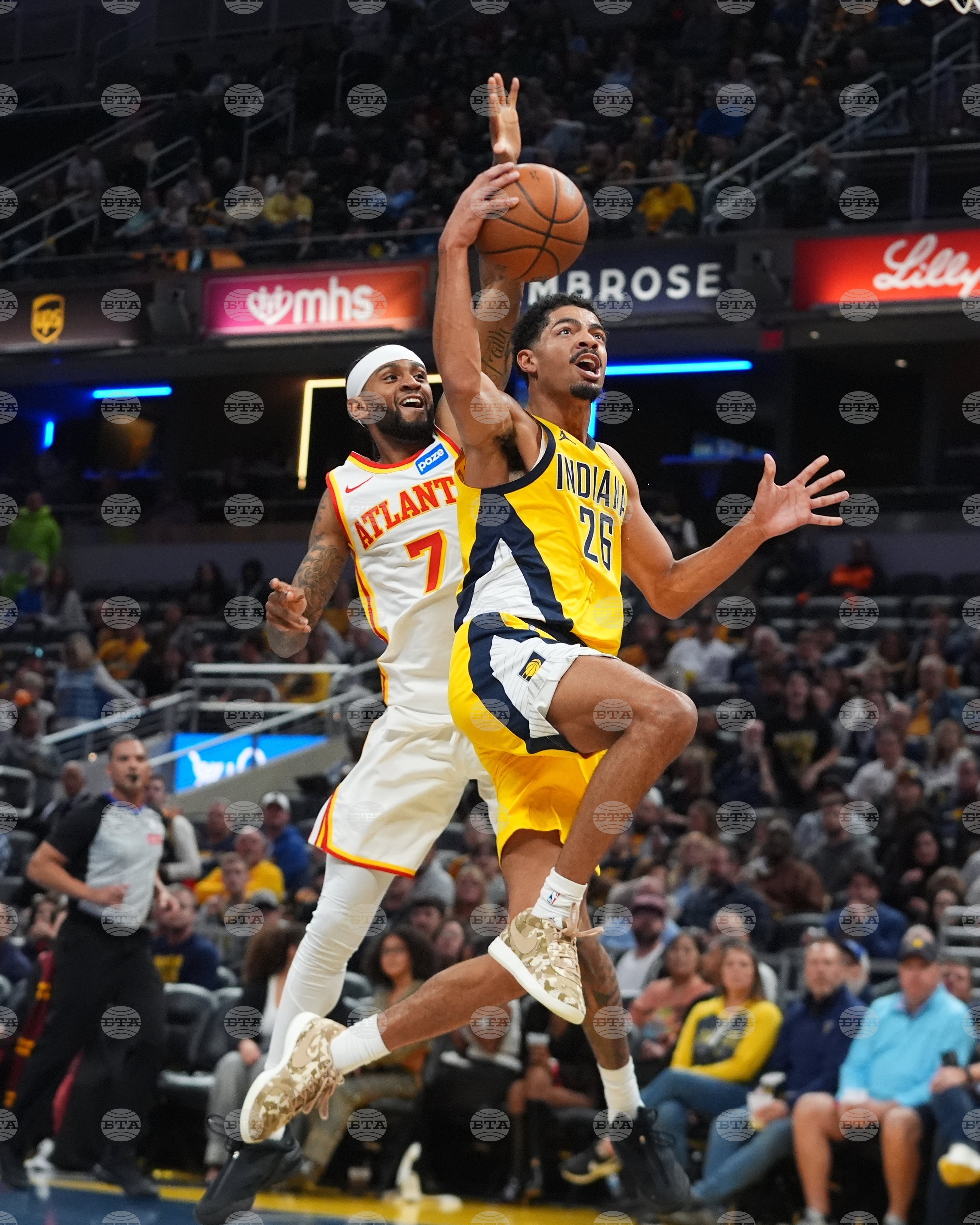 APTOPIX Hawks Pacers Basketball