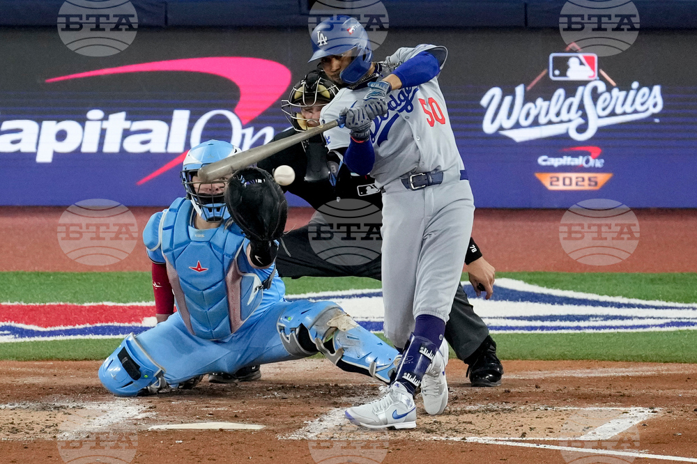 APTOPIX World Series Dodgers Blue Jays Baseball