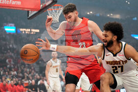 Nuggets Trail Blazers Basketball