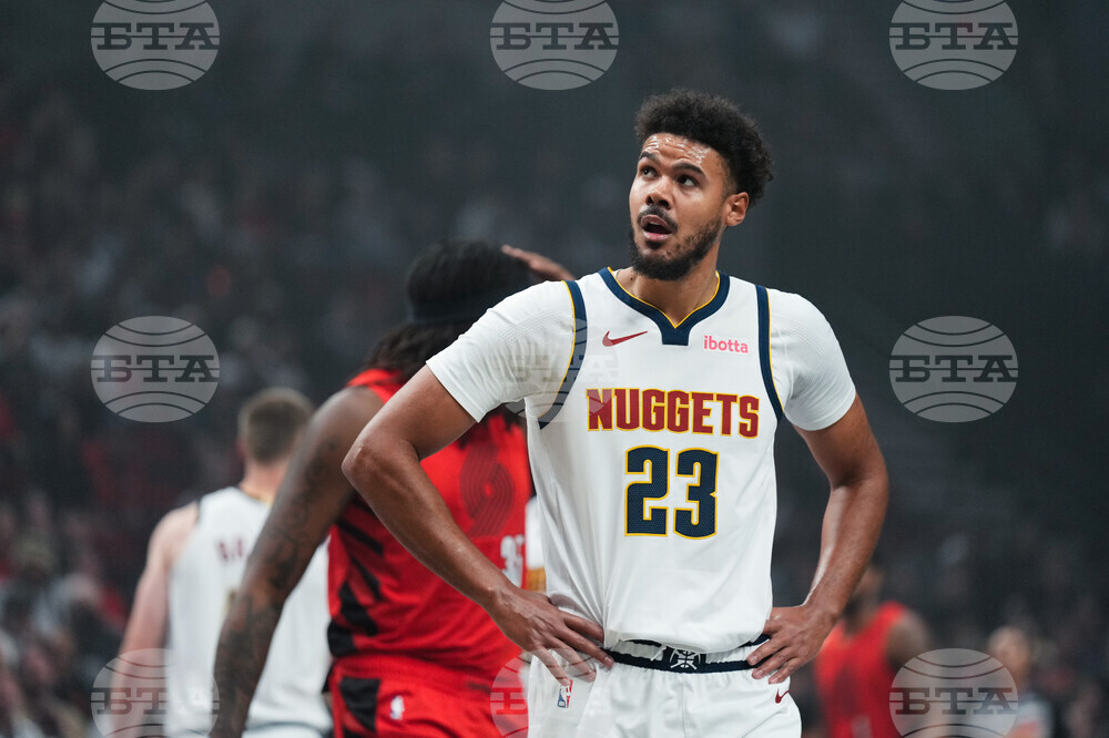 Nuggets Trail Blazers Basketball