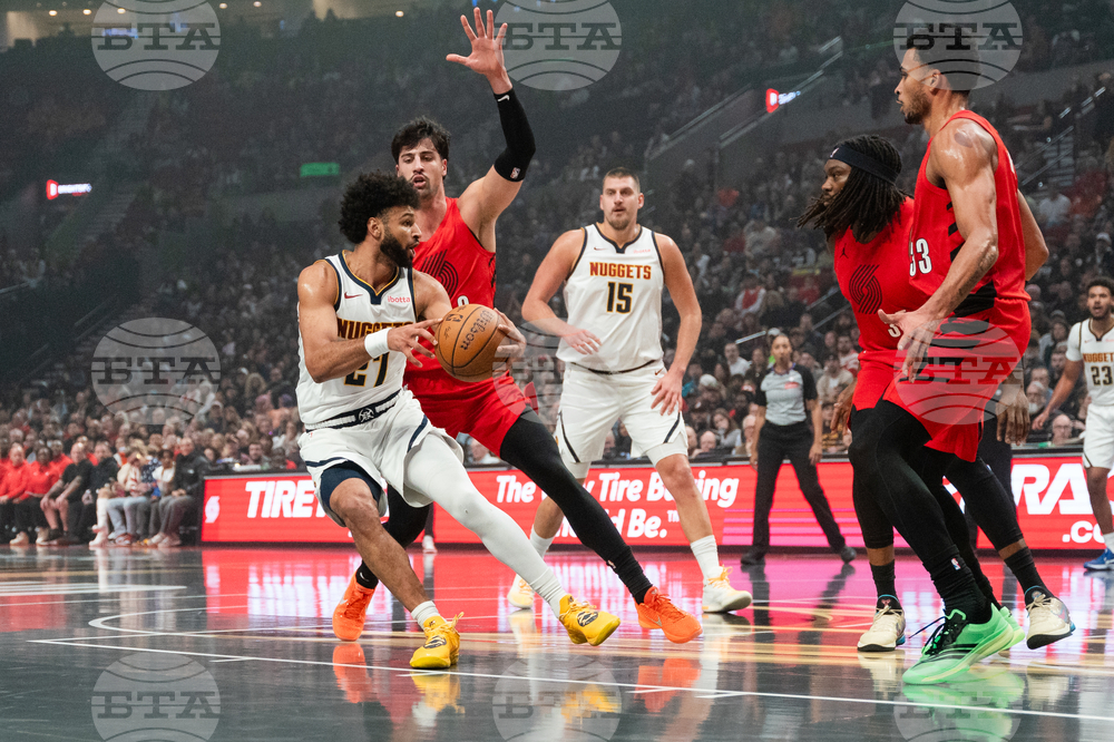 Nuggets Trail Blazers Basketball