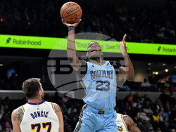 Lakers Grizzlies Basketball
