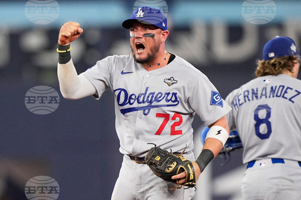 APTOPIX World Series Dodgers Blue Jays Baseball