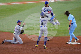 APTOPIX World Series Dodgers Blue Jays Baseball