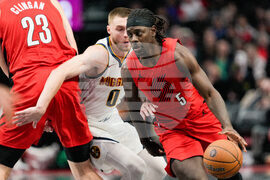 Nuggets Trail Blazers Basketball