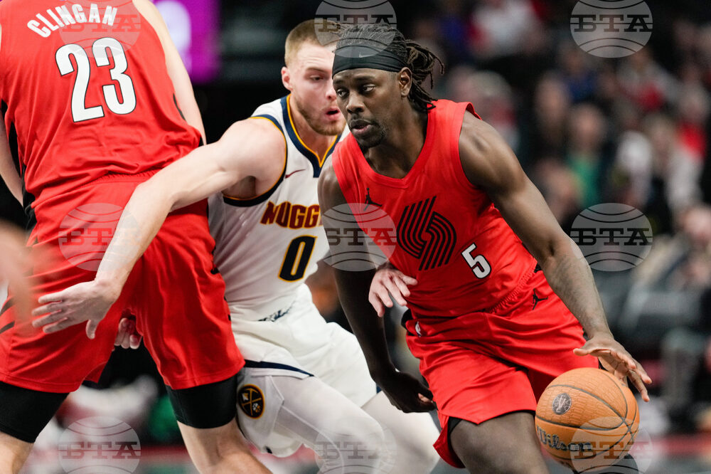 Nuggets Trail Blazers Basketball