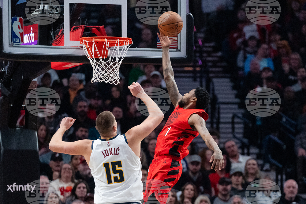 Nuggets Trail Blazers Basketball
