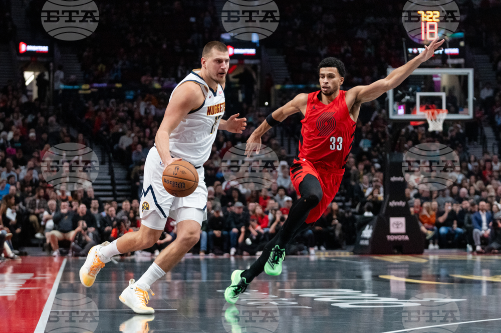 Nuggets Trail Blazers Basketball