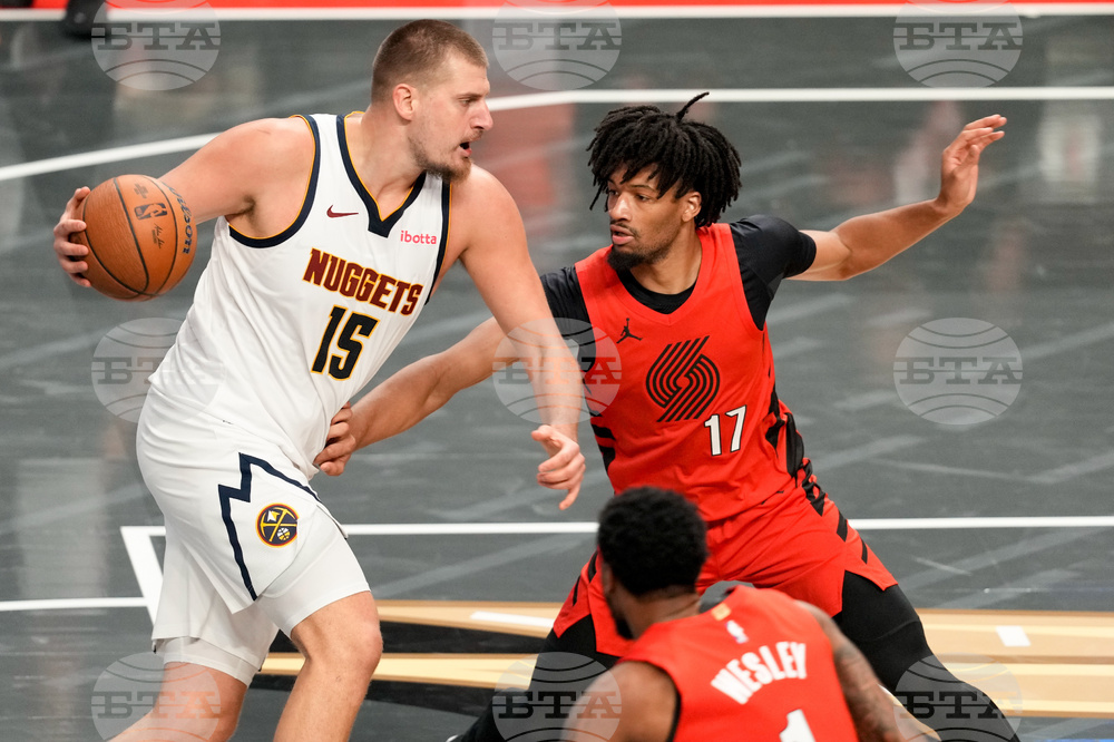 Nuggets Trail Blazers Basketball