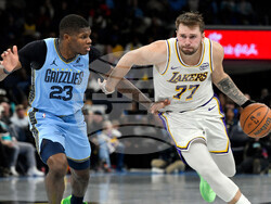 Lakers Grizzlies Basketball