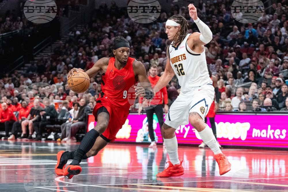 Nuggets Trail Blazers Basketball