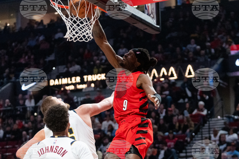 Nuggets Trail Blazers Basketball