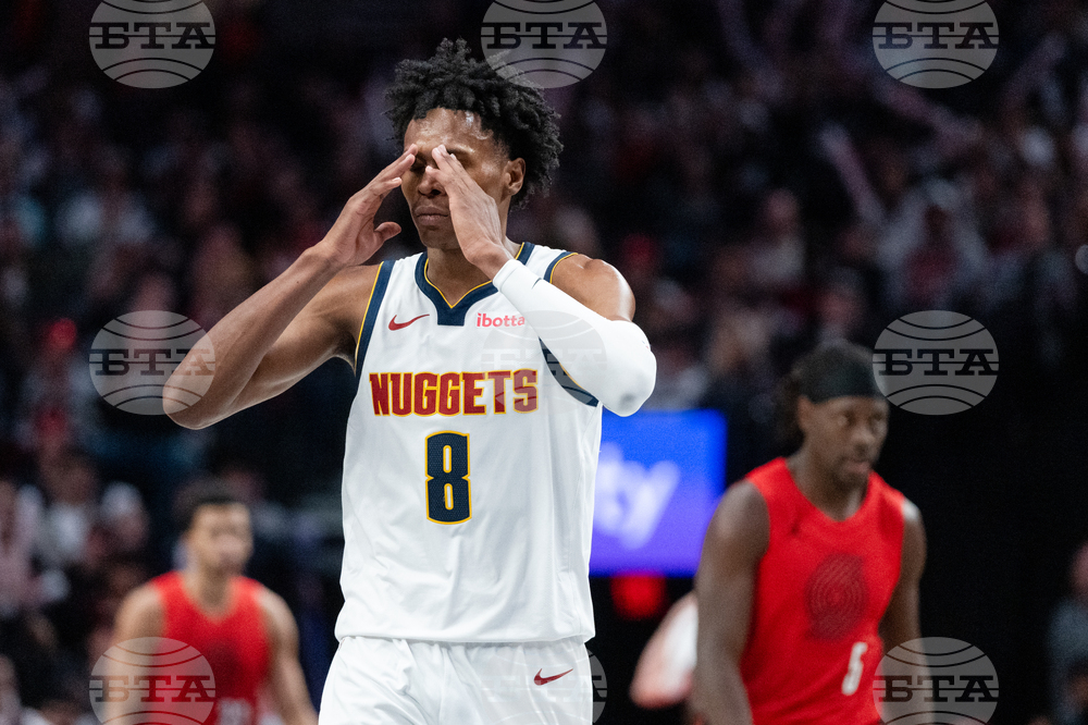Nuggets Trail Blazers Basketball