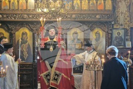 Стара Загора - заупокойна литургия - храм „Свети Теодор Тирон“