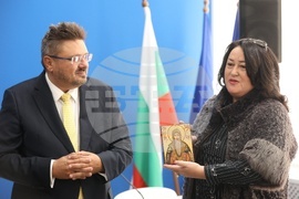 Украйна - Национален пресклуб на БТА в Одеса - Илия Луков - посещение