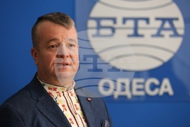 Украйна - Национален пресклуб на БТА в Одеса - Илия Луков - посещение