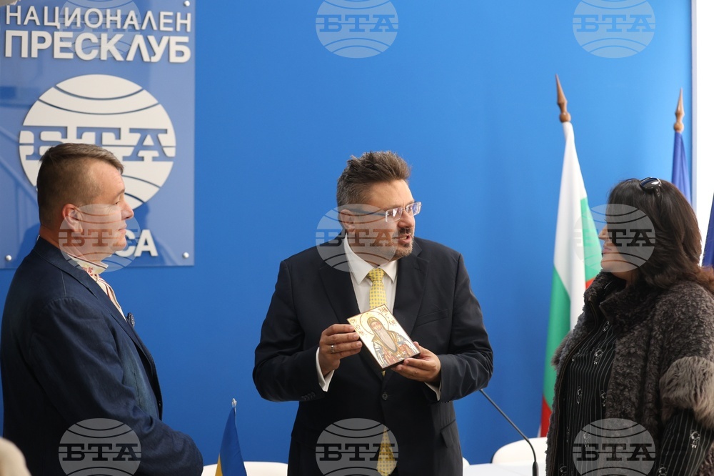 Украйна - Национален пресклуб на БТА в Одеса - Илия Луков - посещение