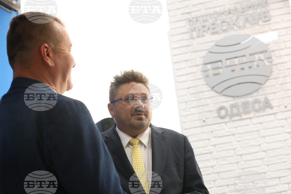 Украйна - Национален пресклуб на БТА в Одеса - Илия Луков - посещение