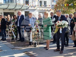 Нова Загора - паметник на Стоян Омарчевски - откриване