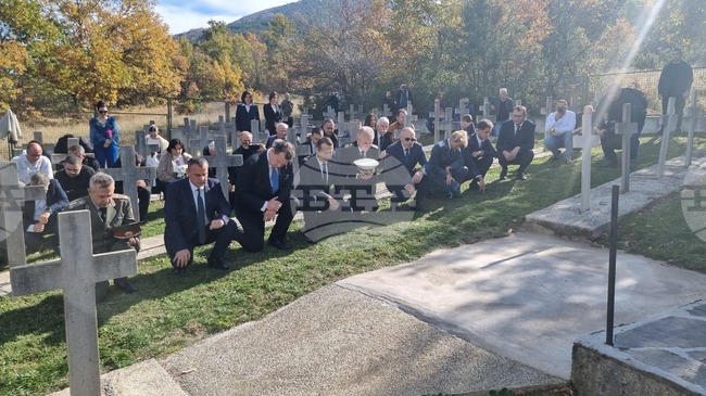 В село Цапари в Северна Македония беше почетена паметта на българските воини, погребани на българското военно гробище и в двора на църквата в селото