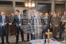 Република Северна Македония - Село Цапари - Архангелова Задушница - църква "Св. Георги" - панихида